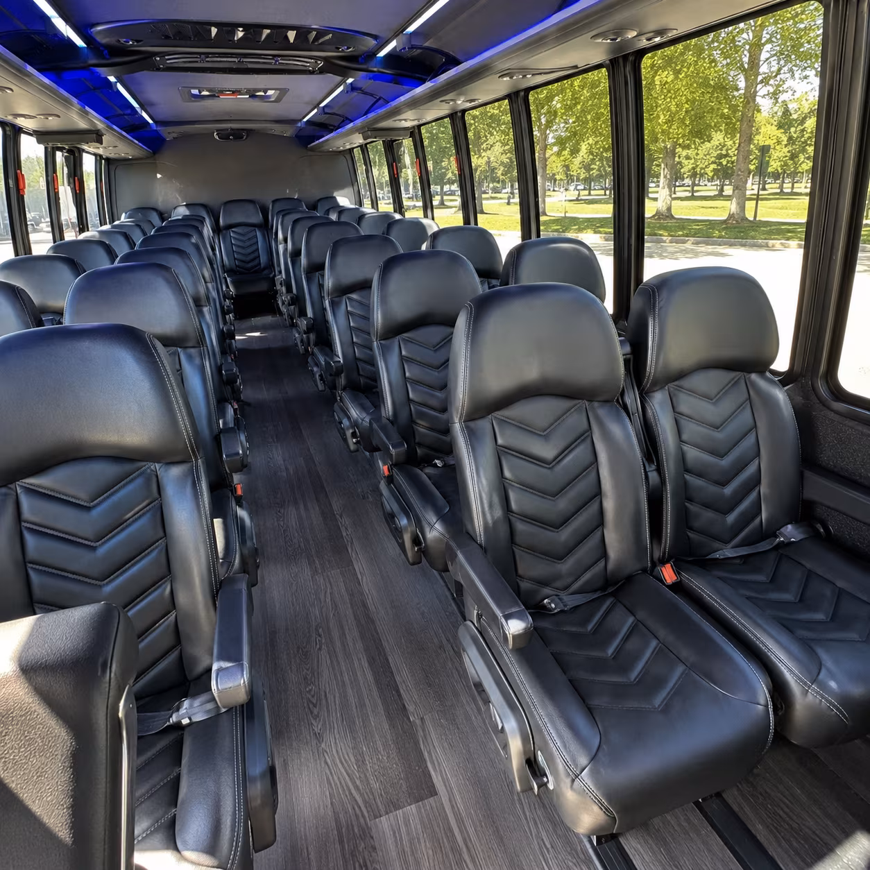 corporate wine tour and event shuttle buses in kissimmee
