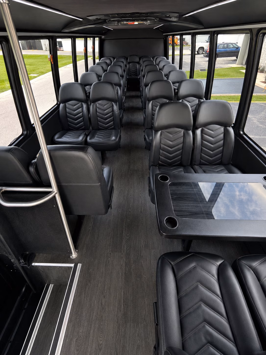 kissimmee 18 passenger minibus inside