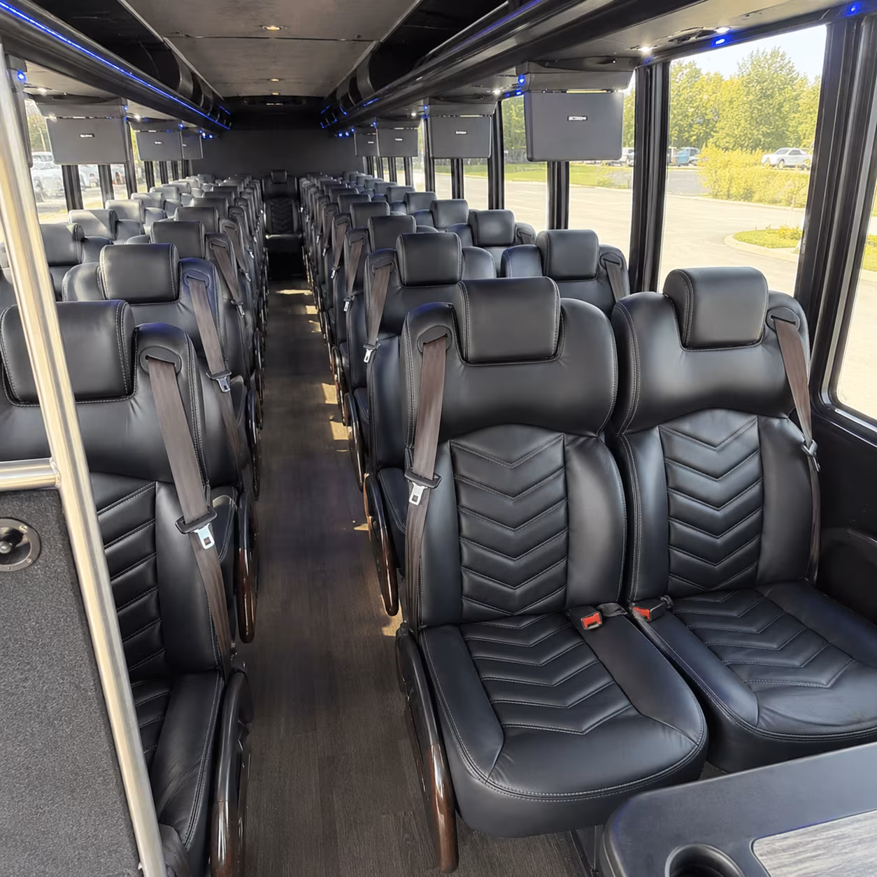 kissimmee 25 passenger minibus inside