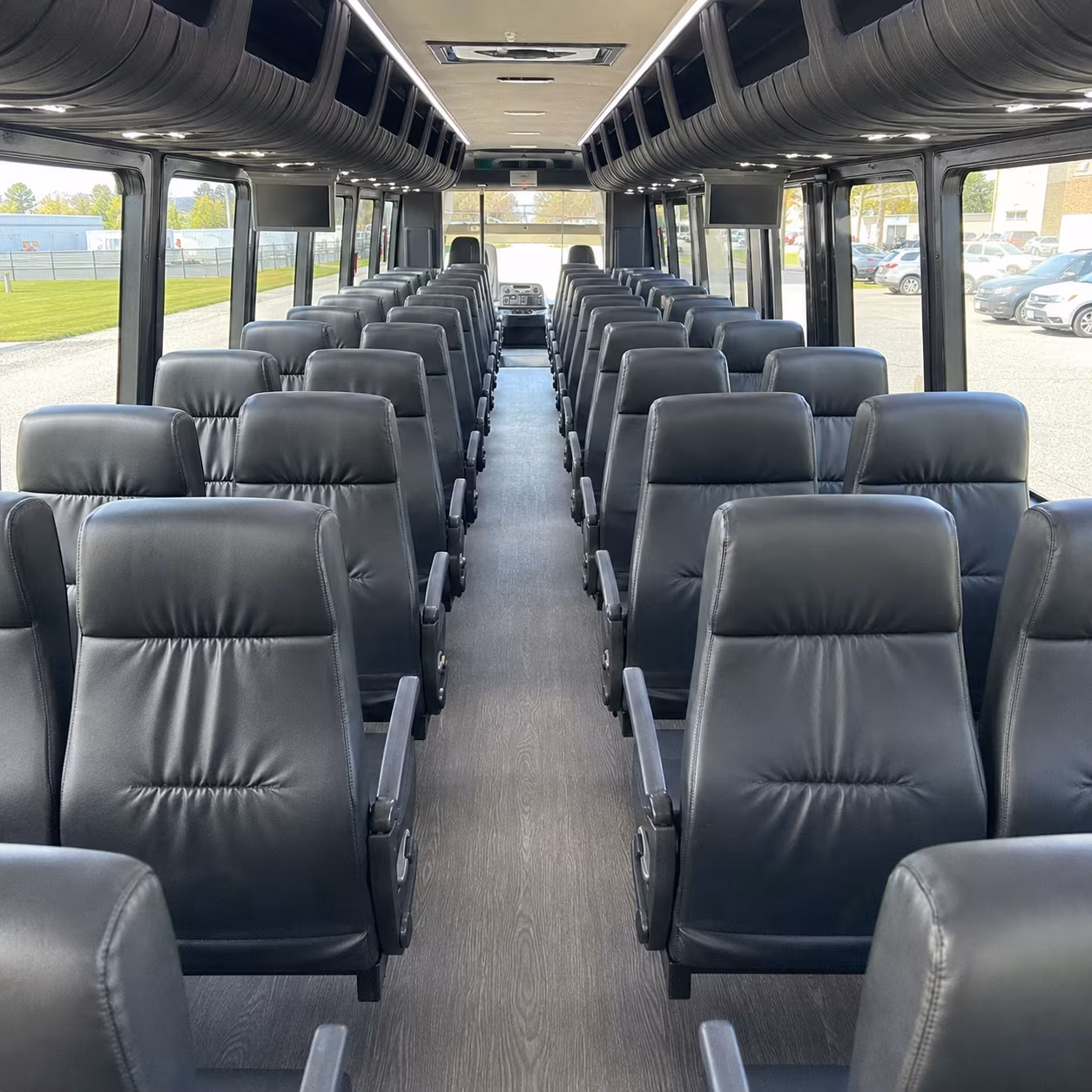 kissimmee 25 passenger minibus interior