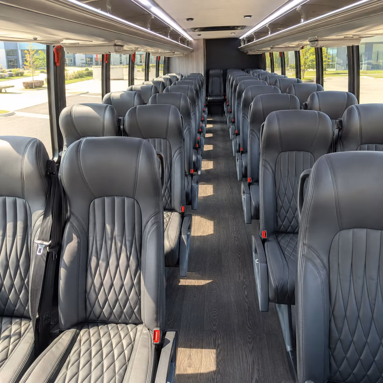 kissimmee 28 passenger minibus inside