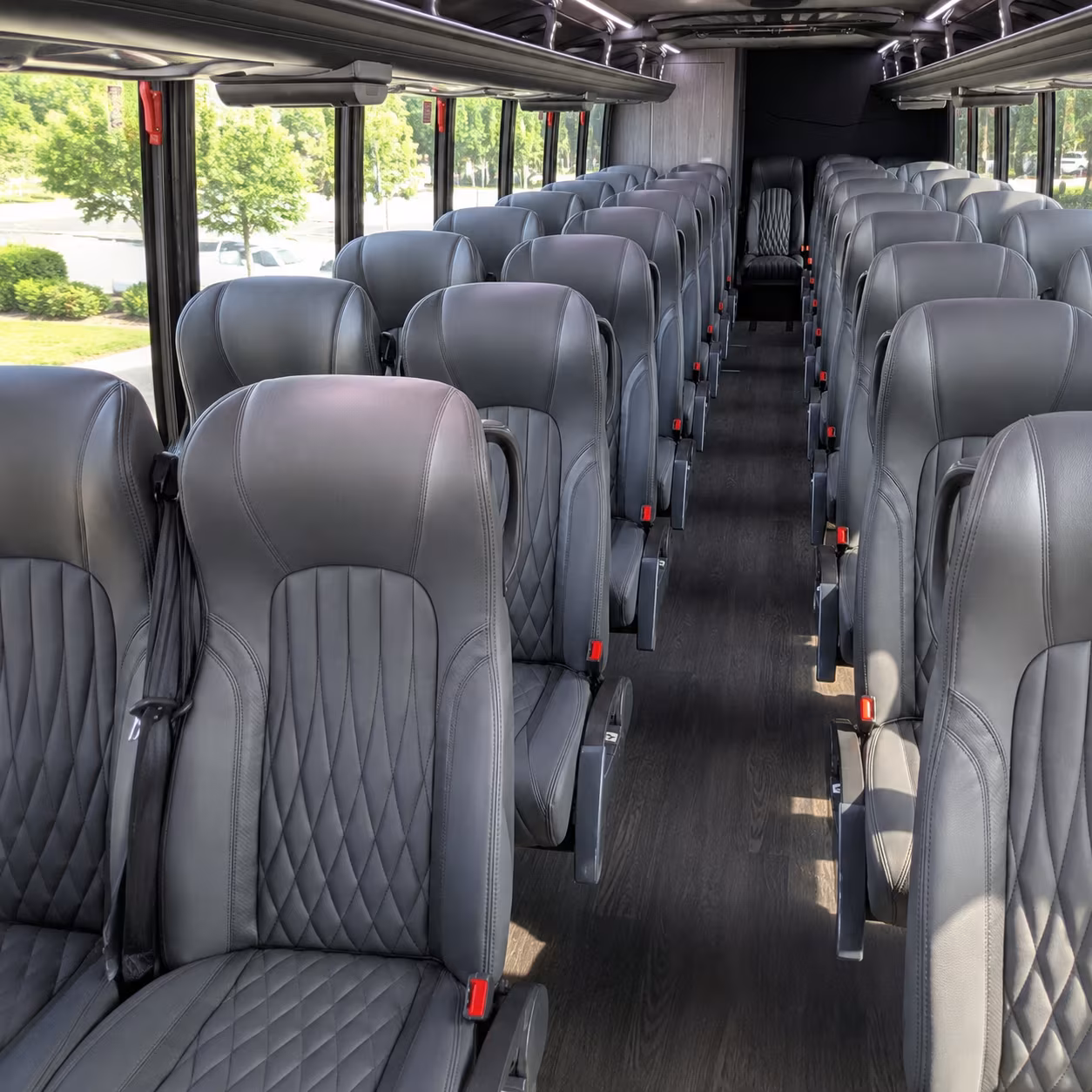kissimmee 28 passenger minibus interior
