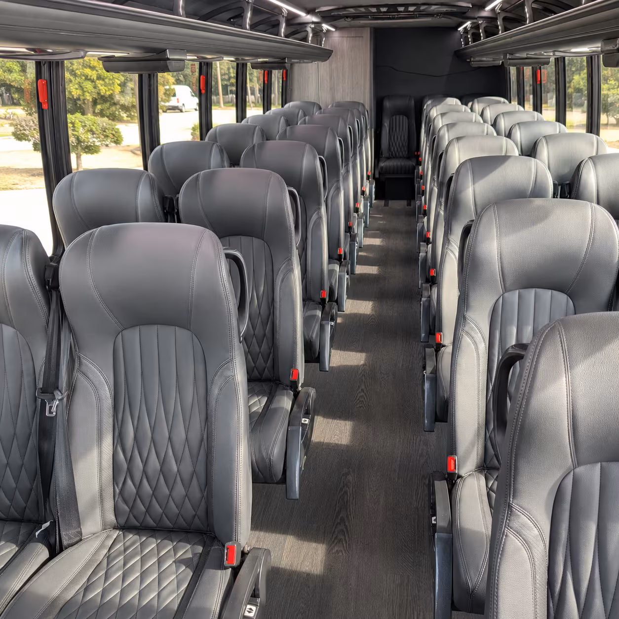 kissimmee 30 passenger minibus interior
