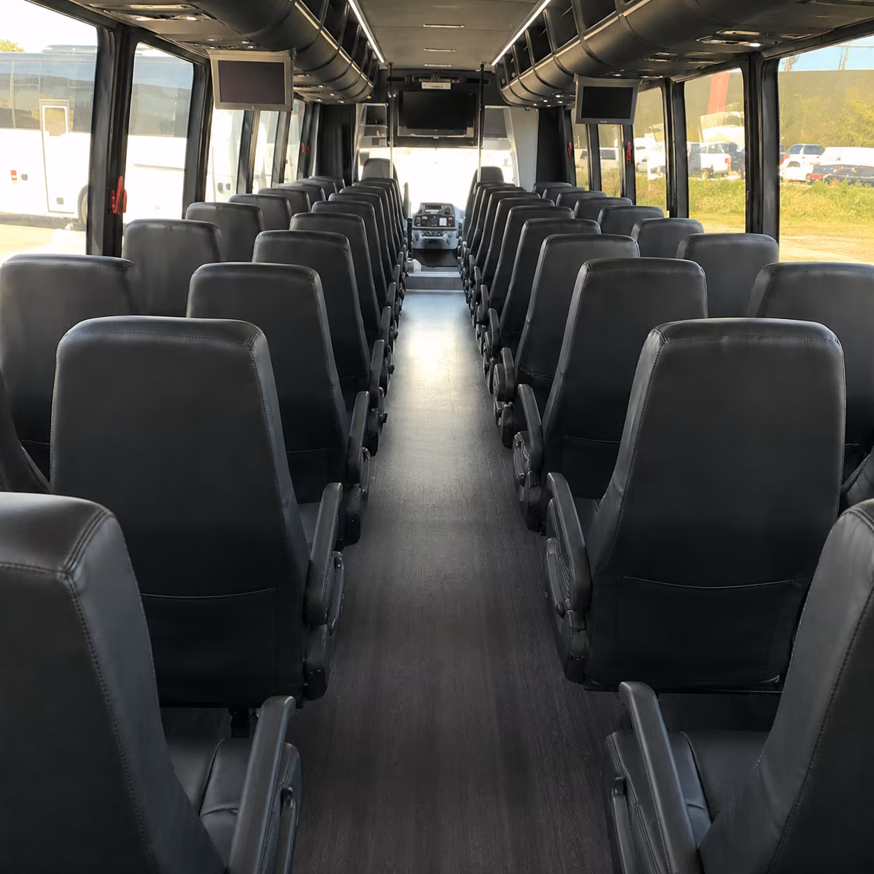 kissimmee 35 passenger minibus interior