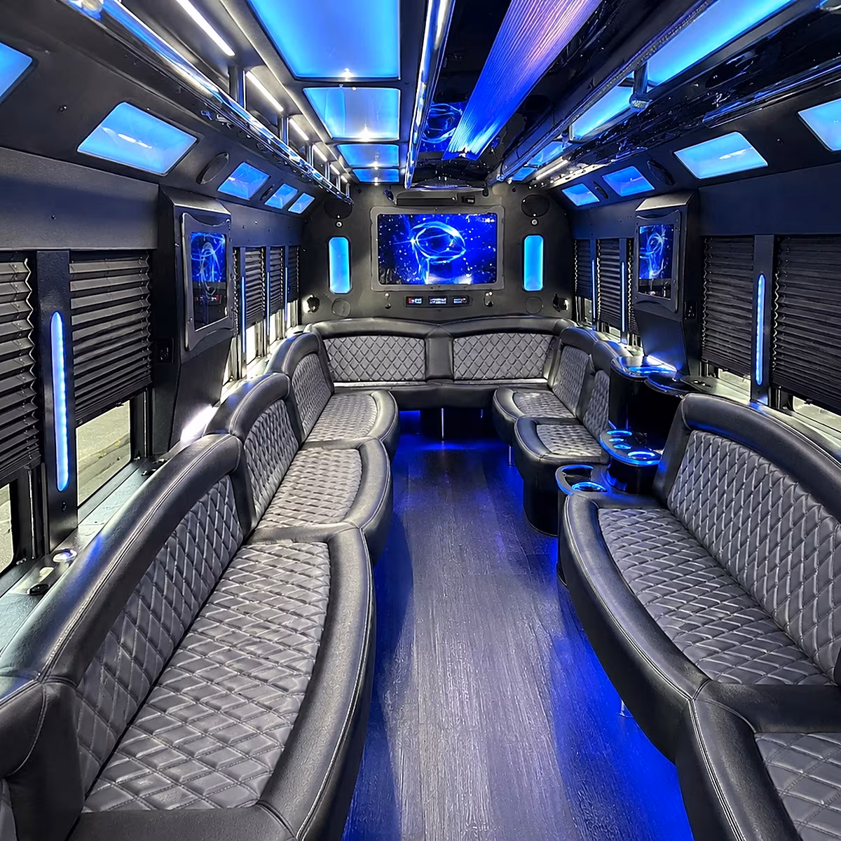 kissimmee party bus inside