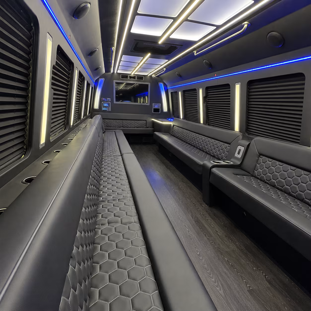 kissimmee party bus rentals inside